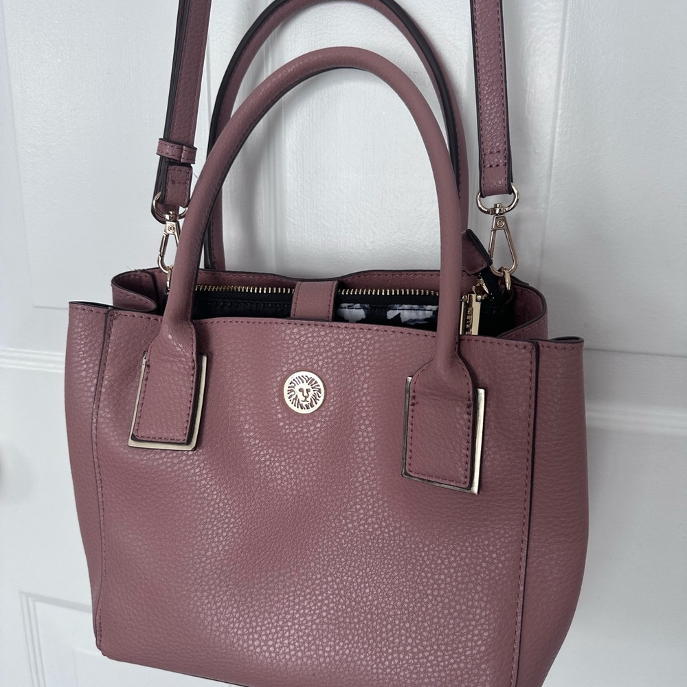 Anne Klein Dusty Rose Satchel